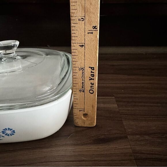 Vintage Corning Ware Cornflower Blue Baking & Cookware 8 Piece Set Lids & Handle - Picture 13 of 16